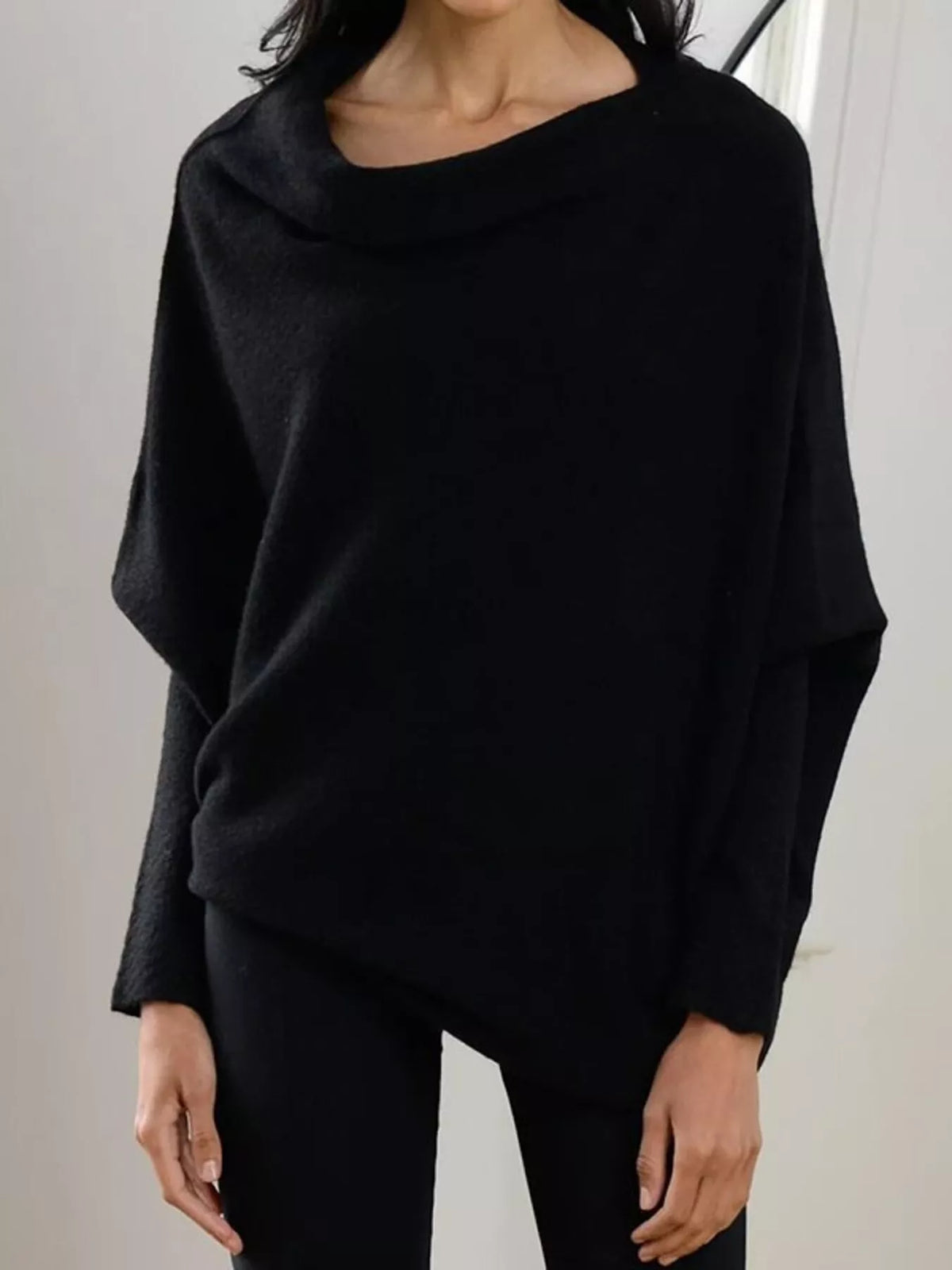 The Elisa Ann Boat-Neck Oversized Sweater