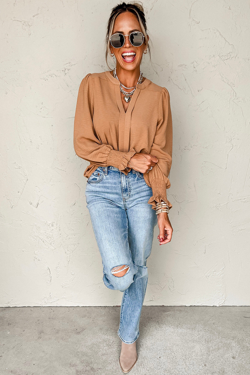 Golden Hour Blouse Top