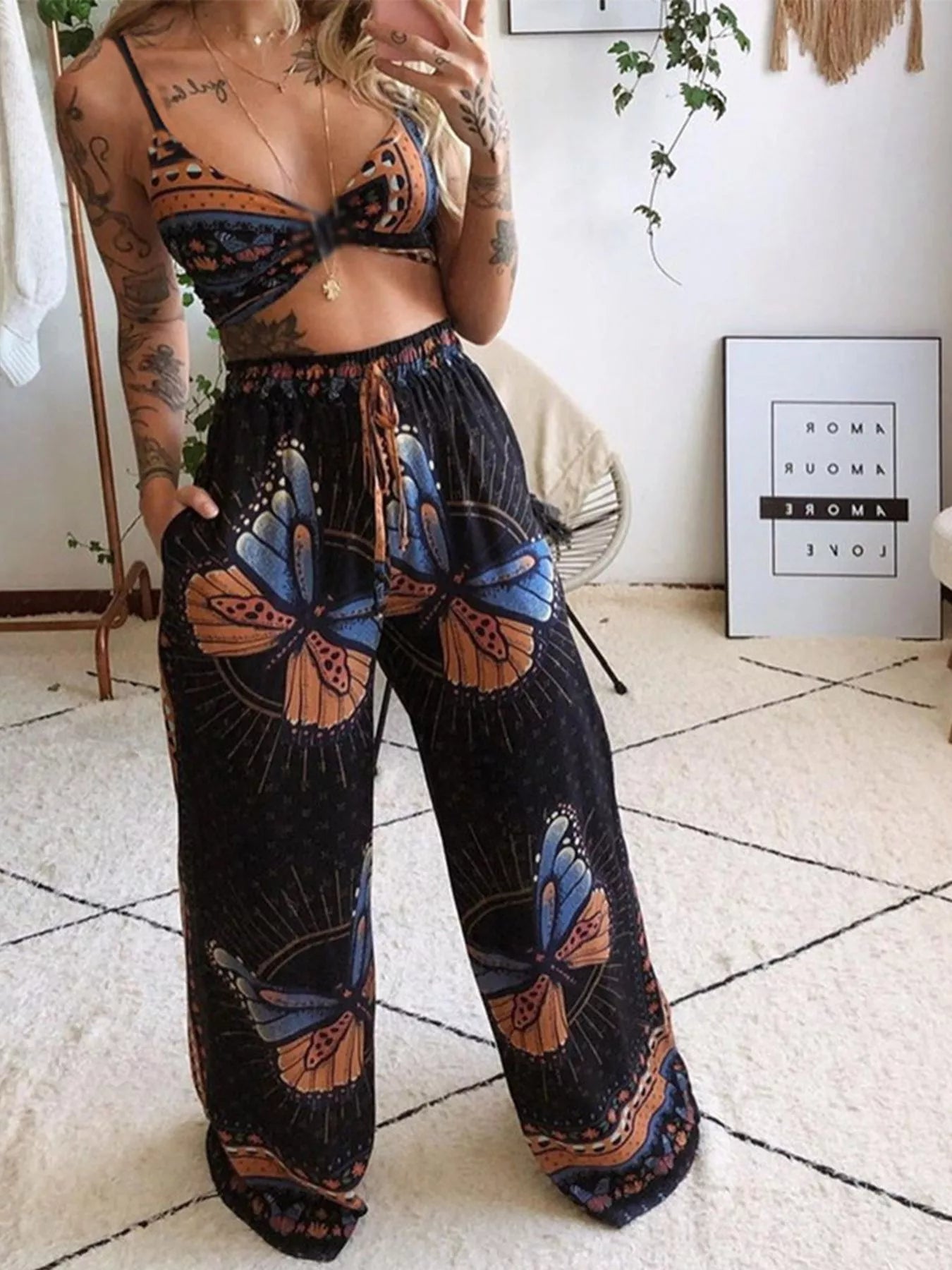 Secret Garden Set-Butterfly Print