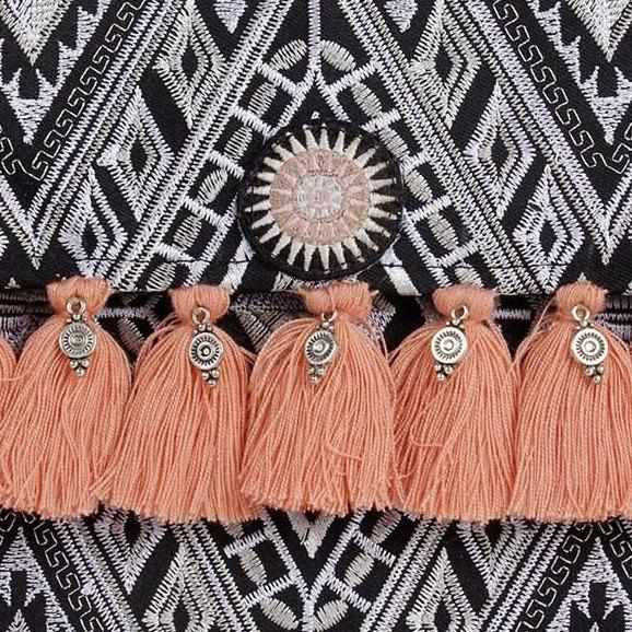 The Style Chic Clutch Bag With Tassels - The Friday Chic Collection