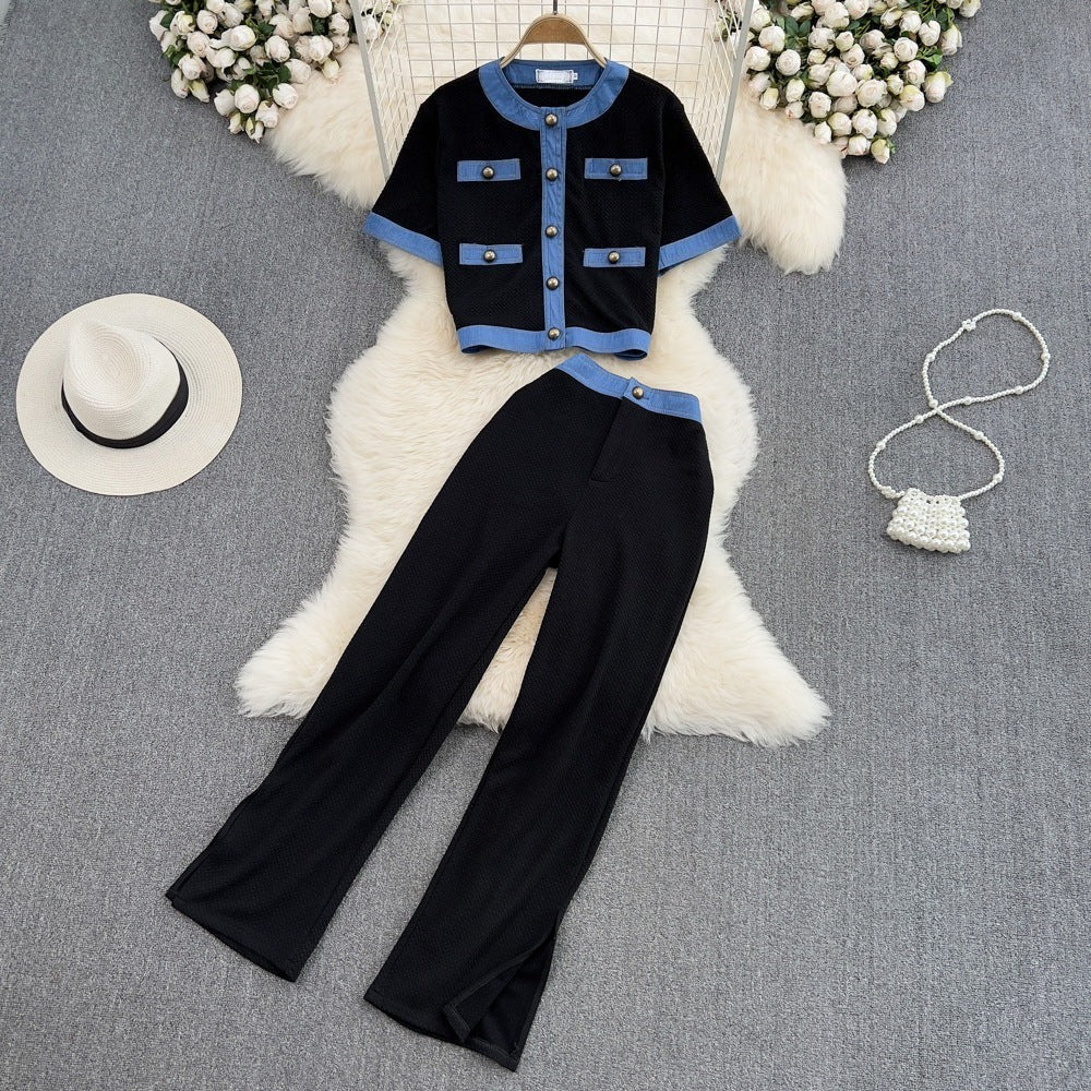 Desire Rose Two-Piece Set – Elegant Suit
