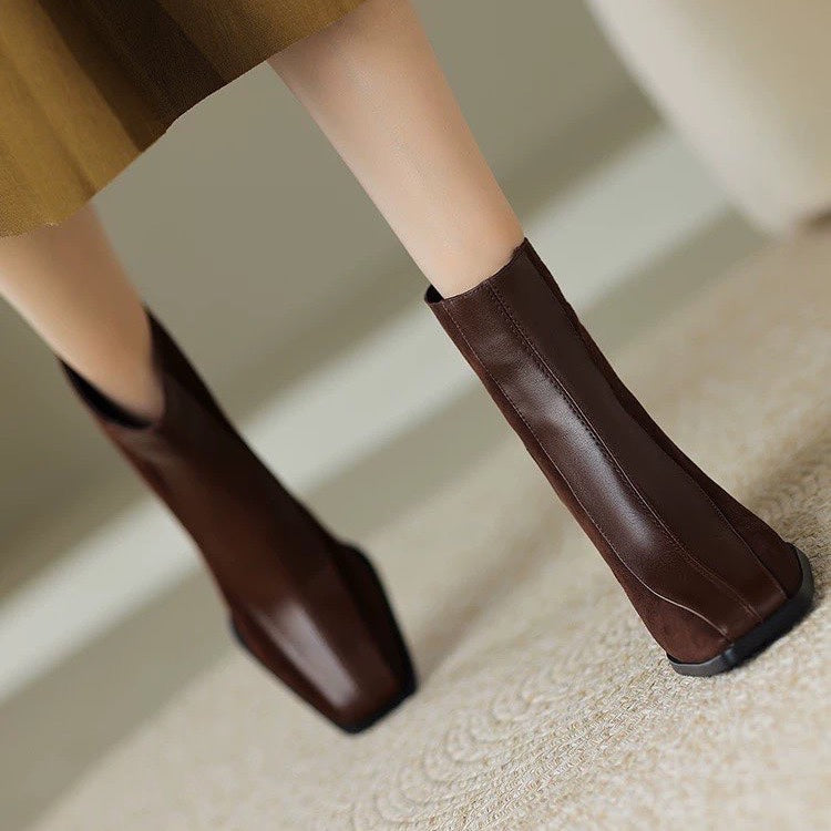 Eren Ray Vintage Ankle Boots