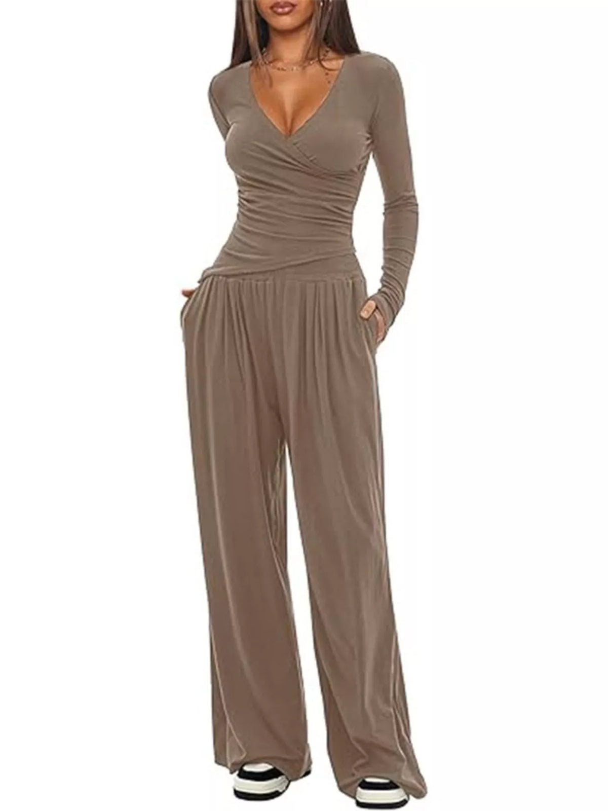 The Amara Lee Wide-Leg Lounge Set