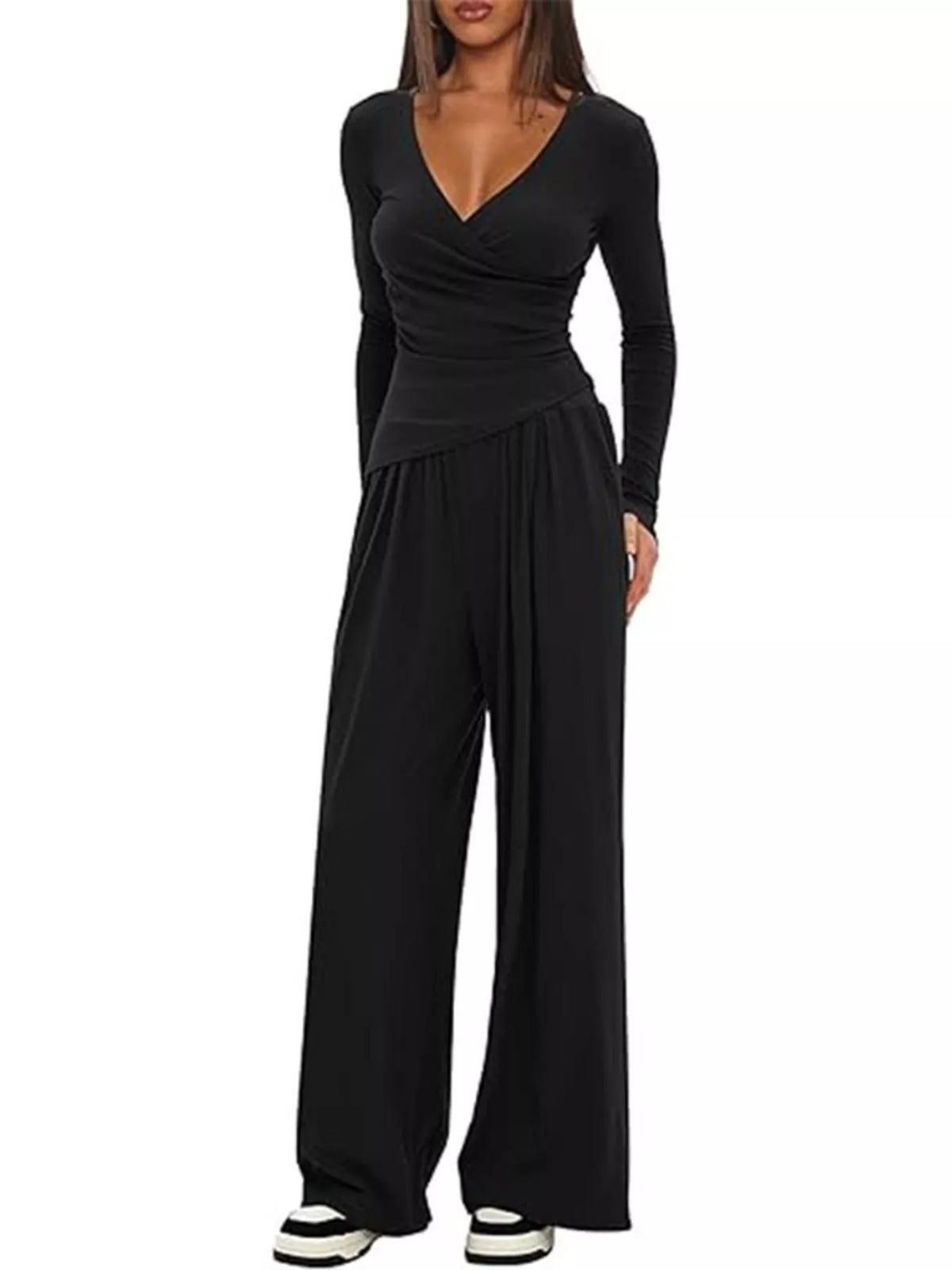 The Amara Lee Wide-Leg Lounge Set