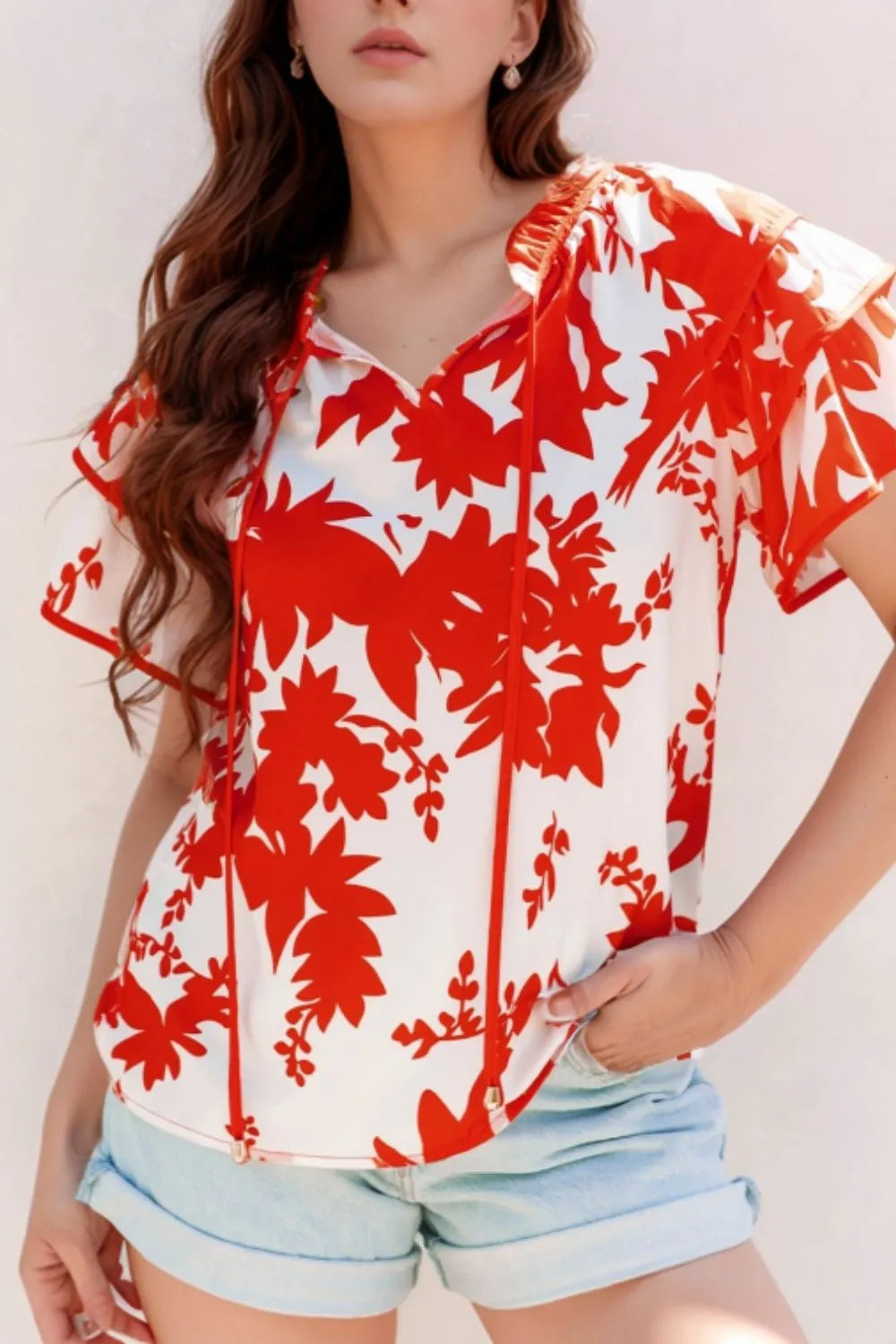 Willow Floral Blouse Top