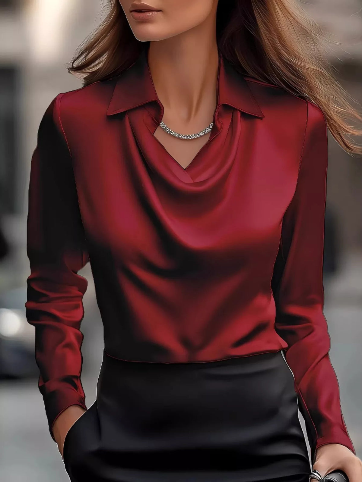 The Porcelain Petal Blouse