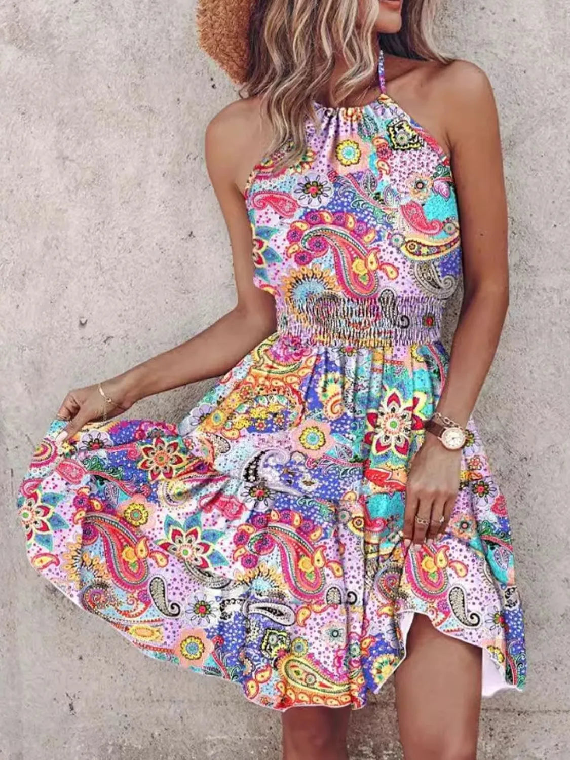 Vintage Love Letter Mini Dress