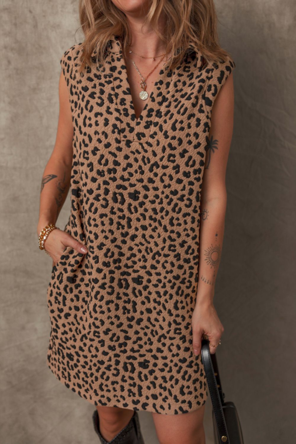 Luxe Leopard Dress-Leopard