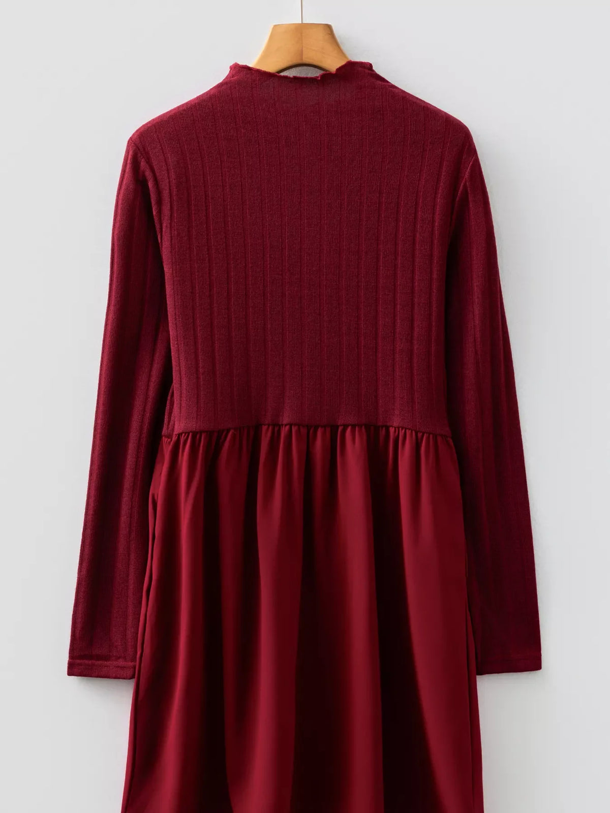 The Maribel Ribbed Fit-and-Flare Mini Dress