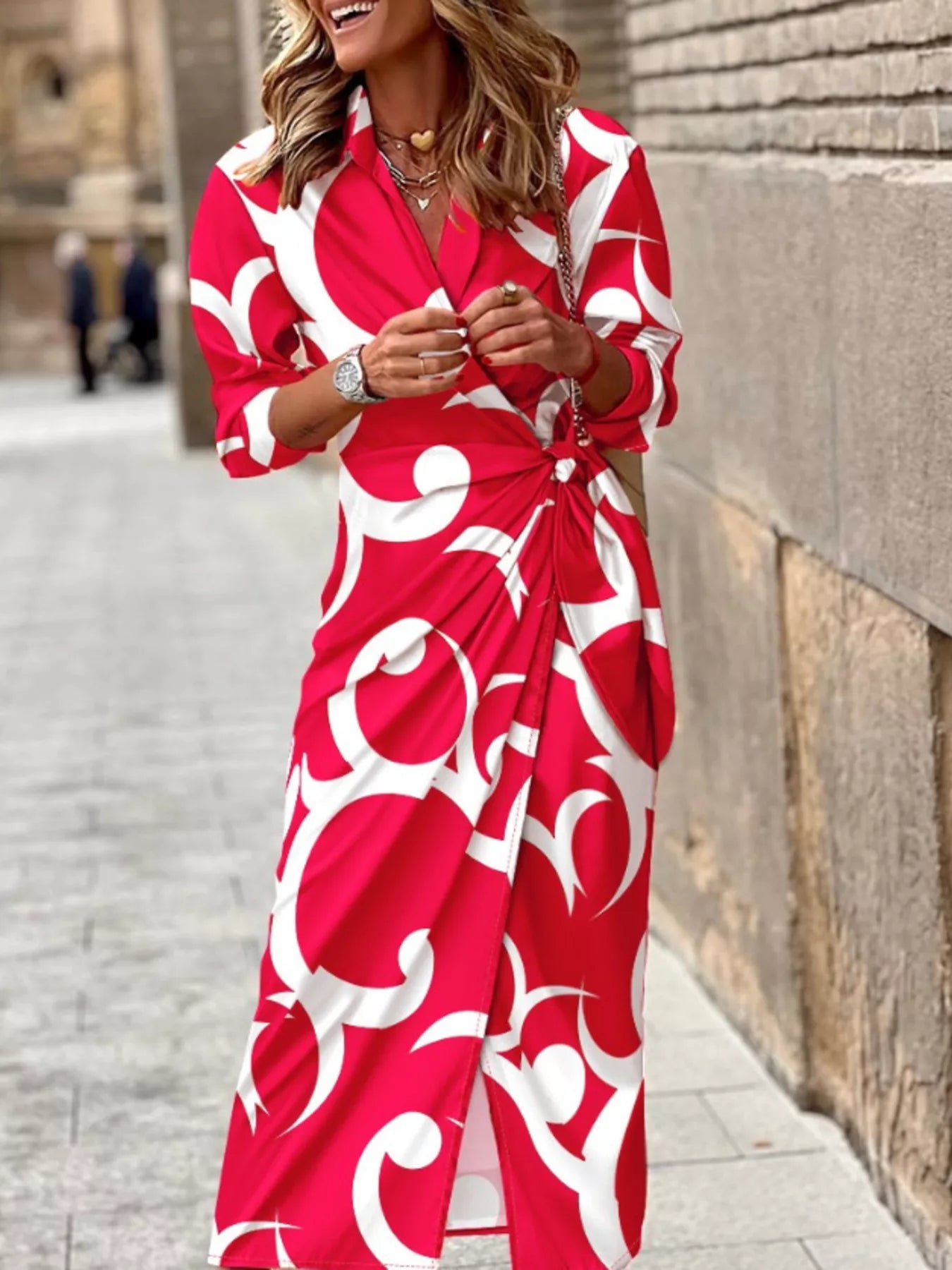 Velvet Rose Tea Dress