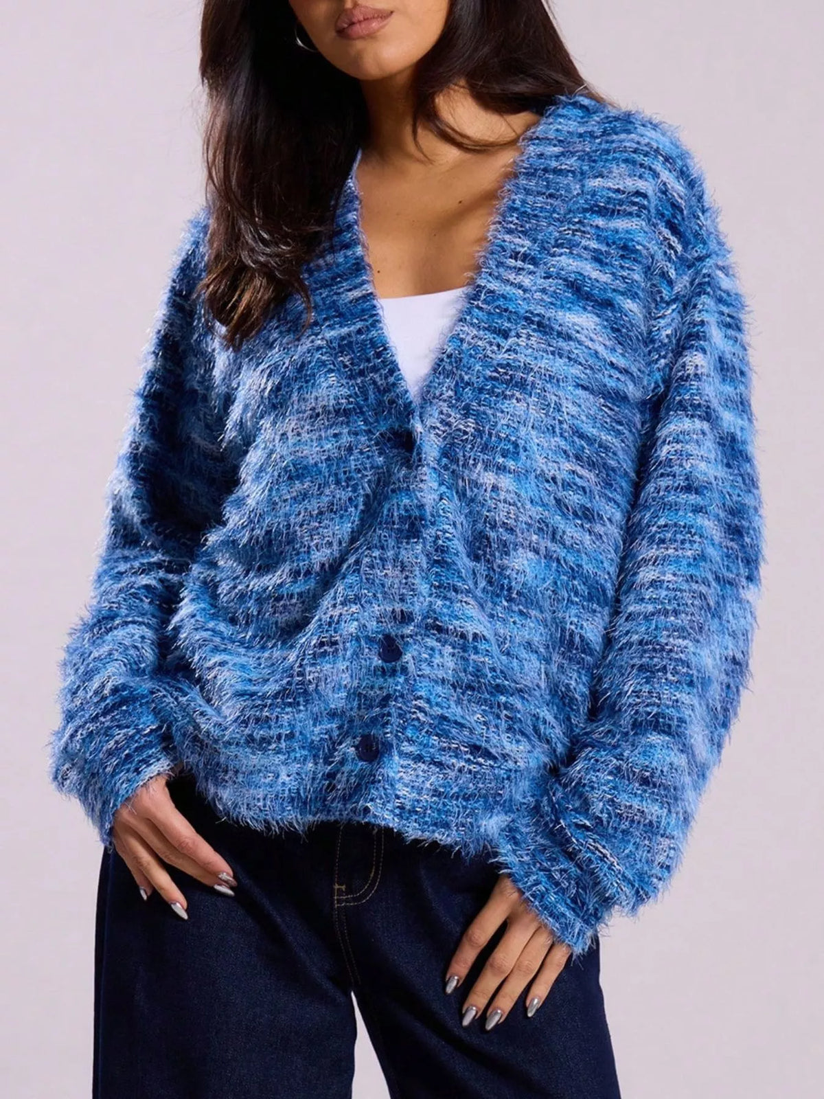 The Rowan Textured Knit Cardigan