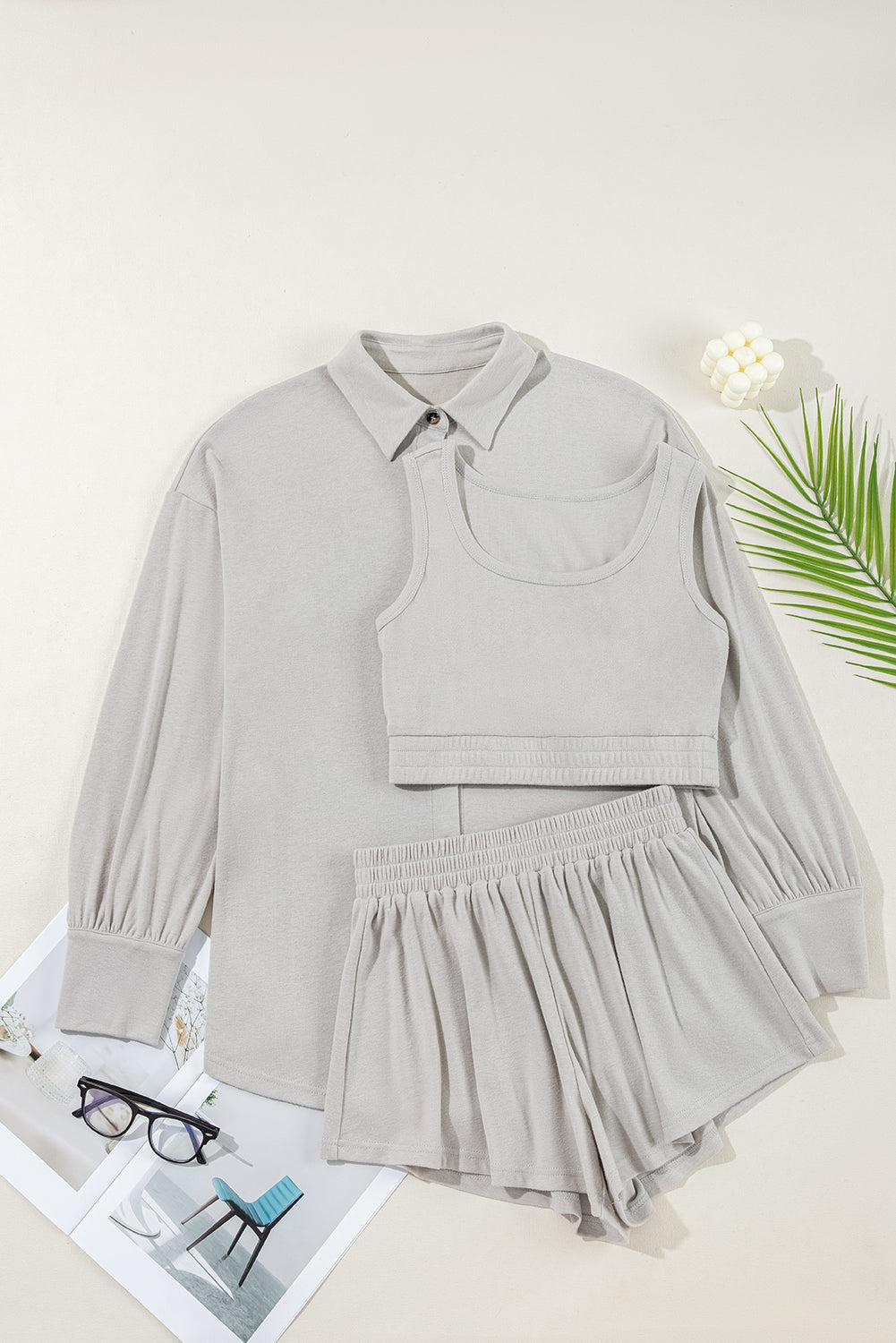 Lounge Luxe 3 Piece Pajama Set