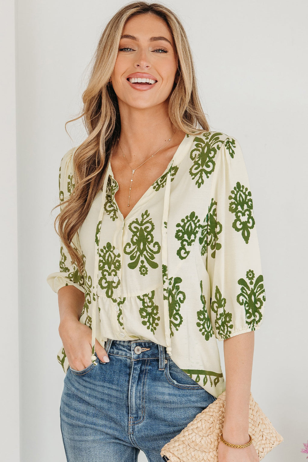 Boho Chica Chic Blouse Top