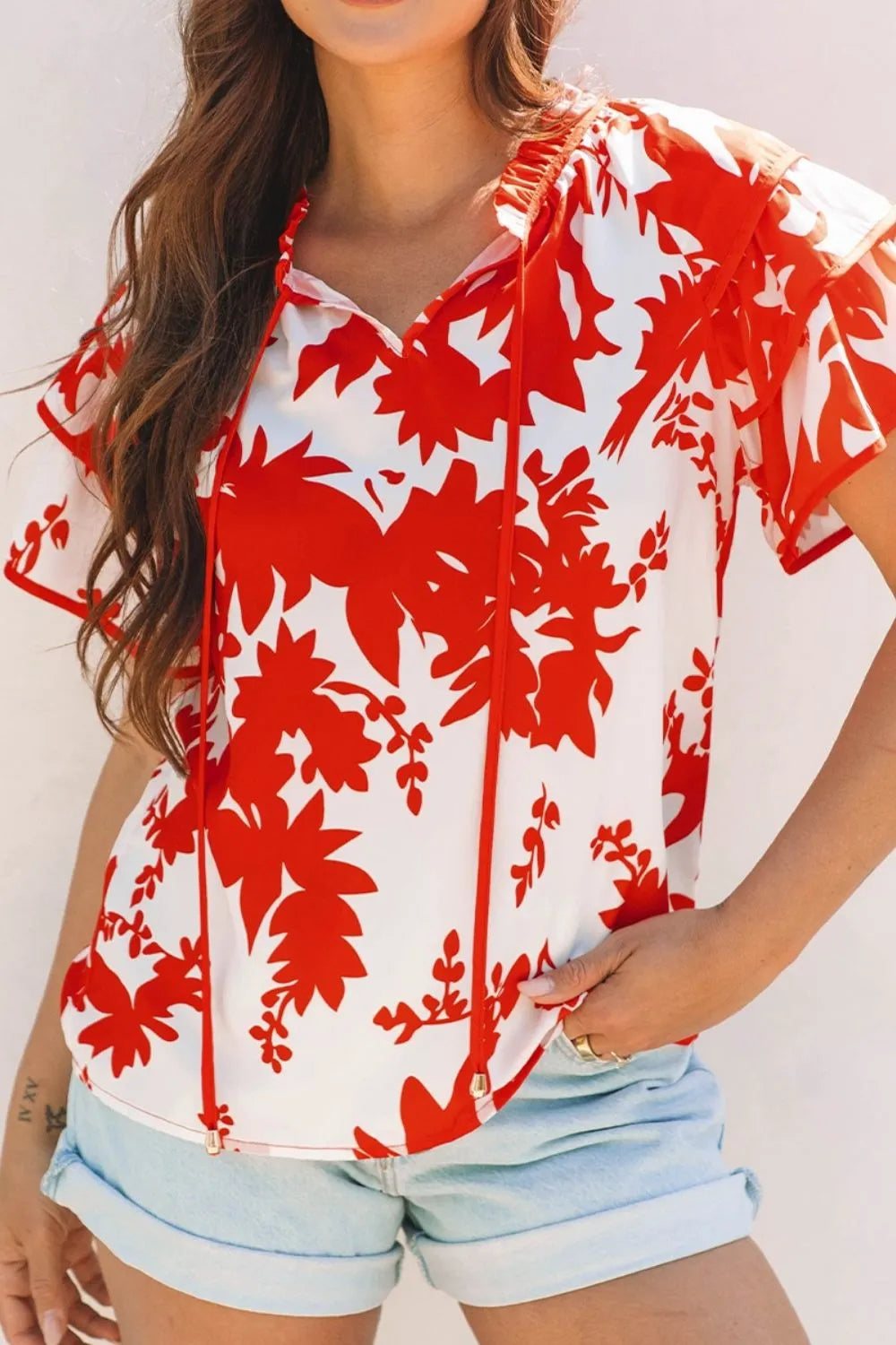 Willow Floral Blouse Top