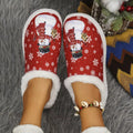 The Holly Snowman Holiday Slippers
