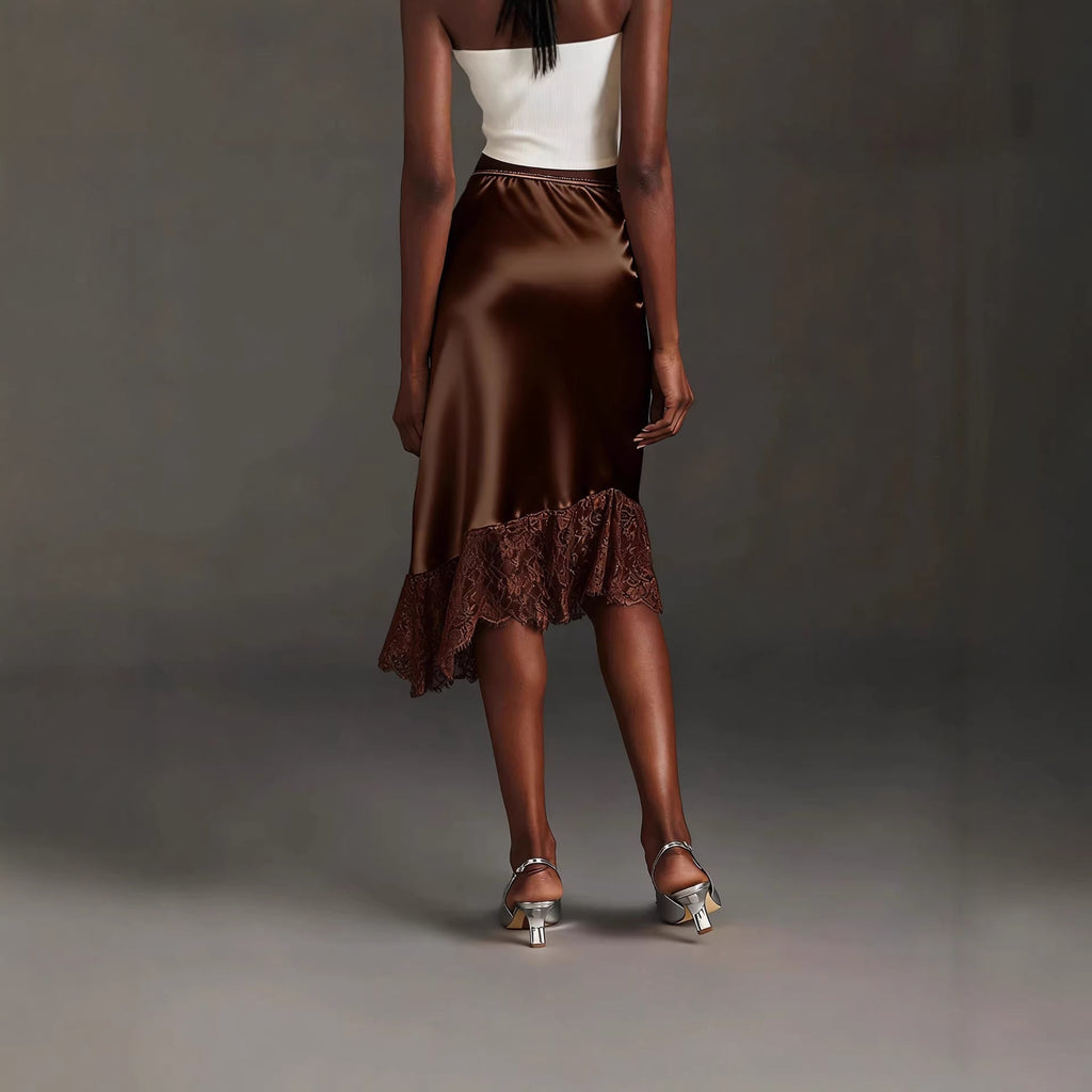 The Lena Lace Patchwork Skirt