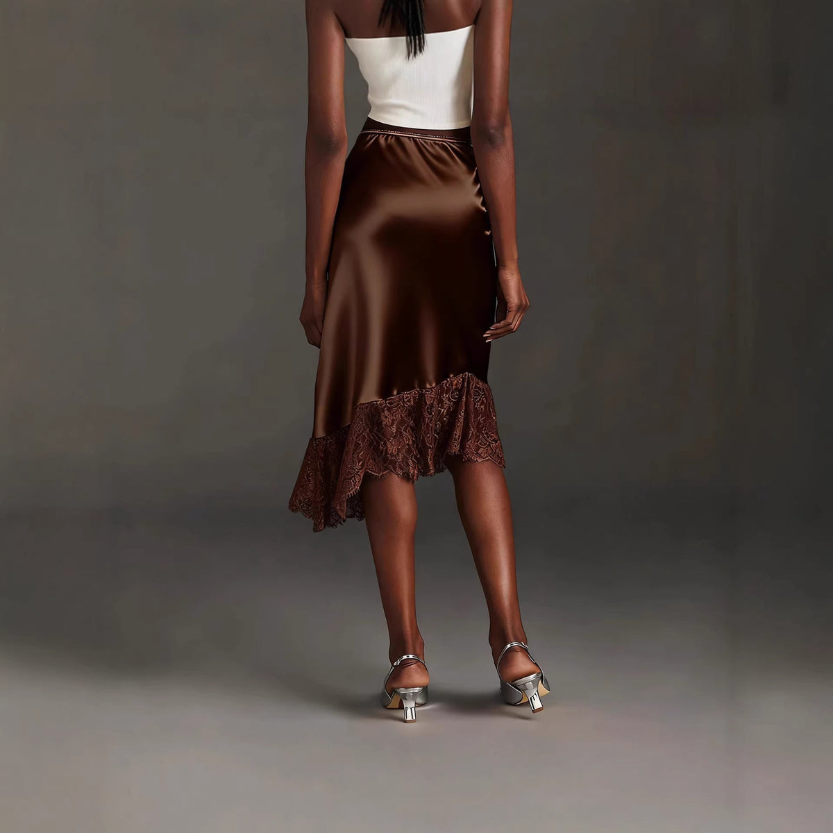 The Lena Lace Patchwork Skirt