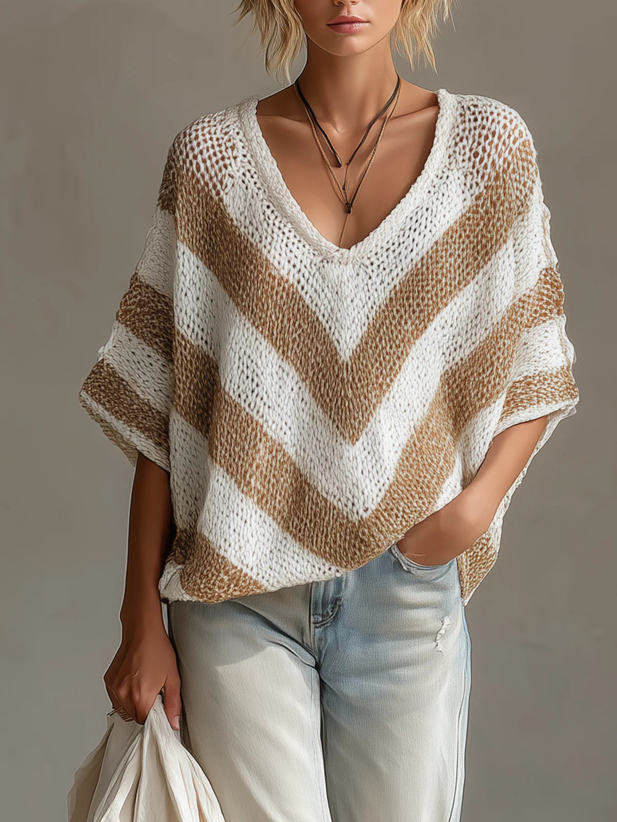 Annastia Knit Sweater Top- The Inspire Girl Collection