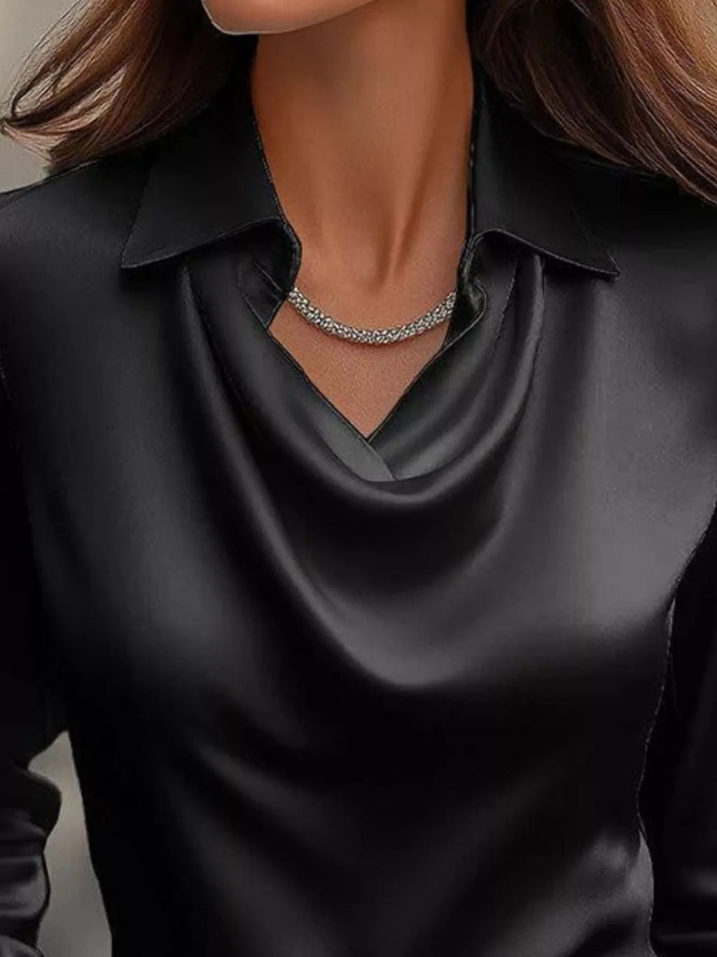 Porcelain Petal Blouse Top