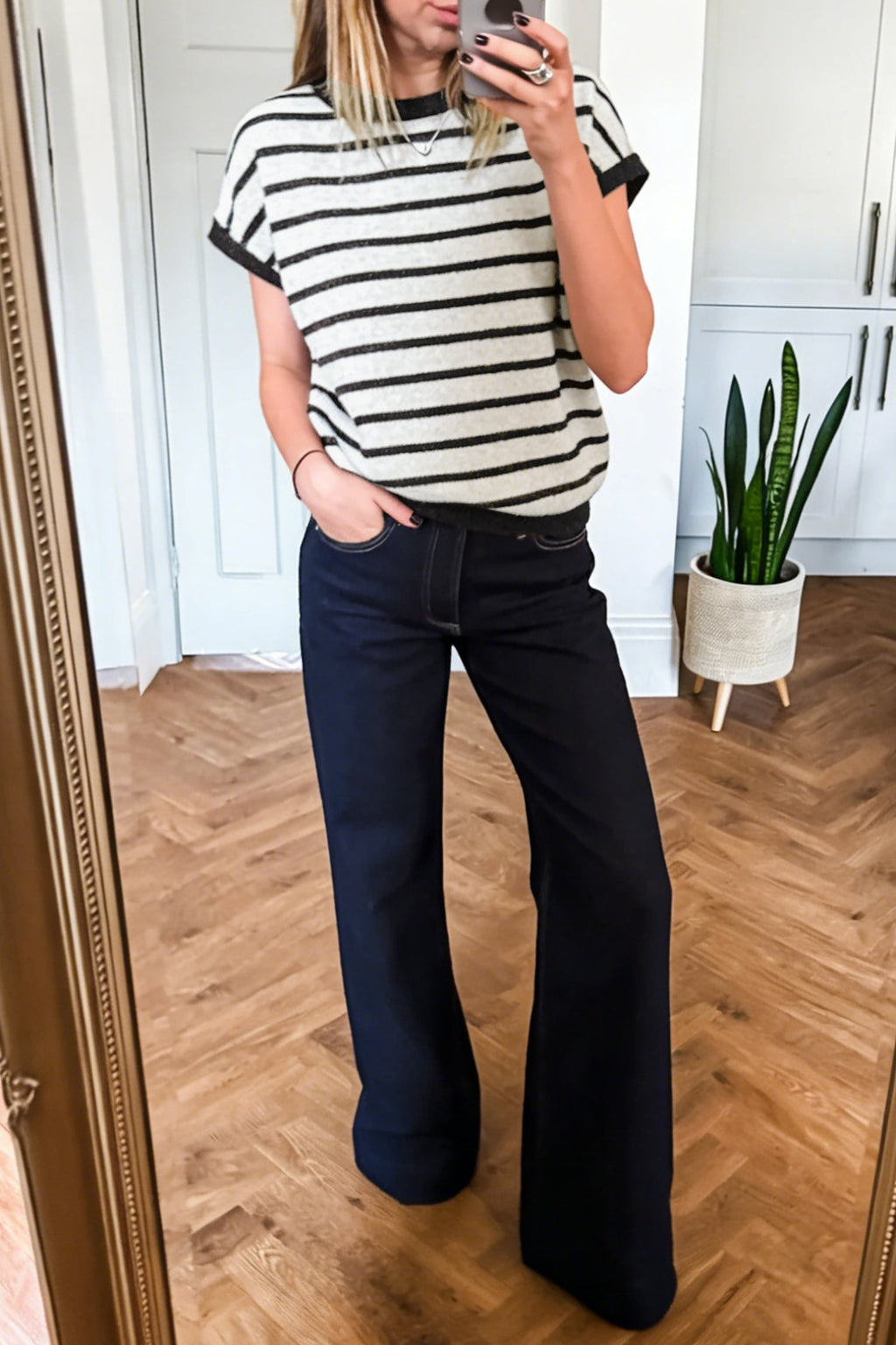 Trellis Rose Blouse Top