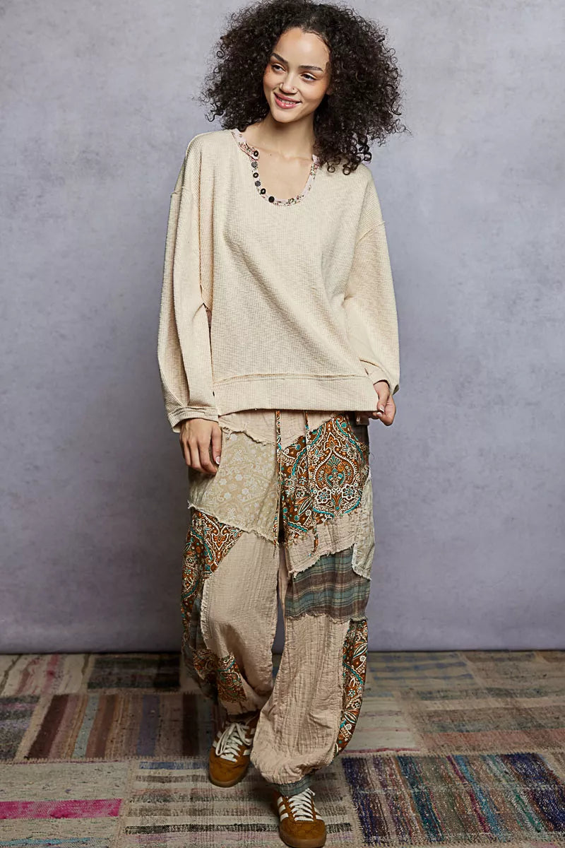 Calm Waves Oversize Top- The Calm Chic Collection