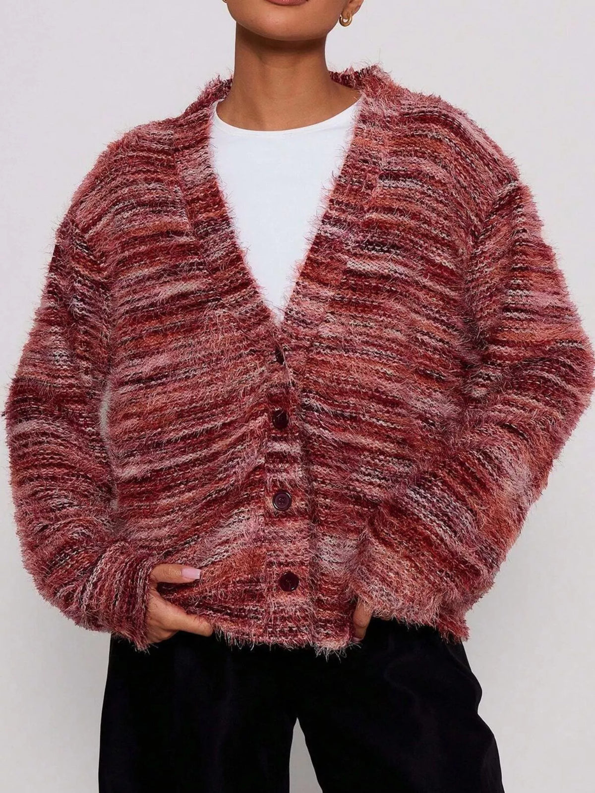 The Rowan Textured Knit Cardigan