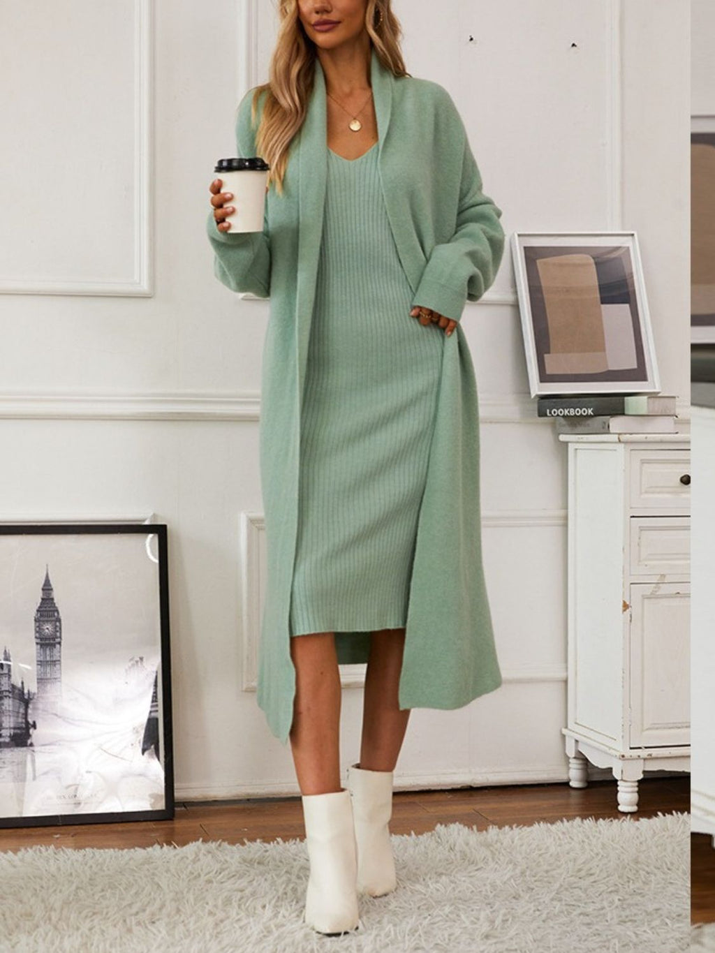 Luxe Romance Cardigan Sweater Set