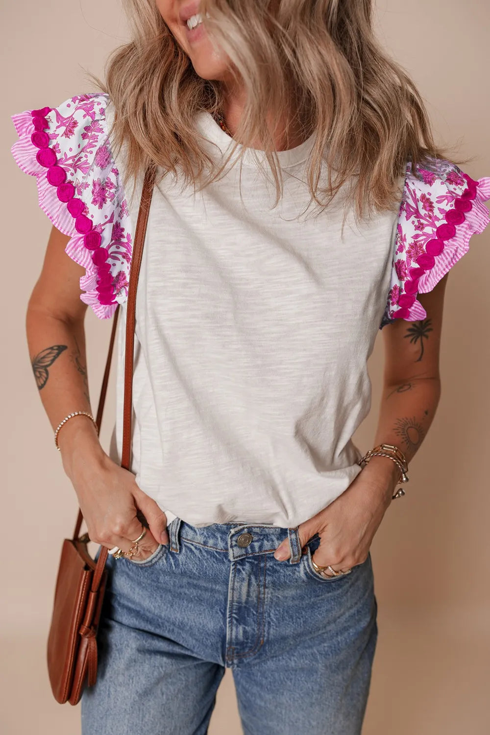 Harper Chic Ruffle Blouse Top