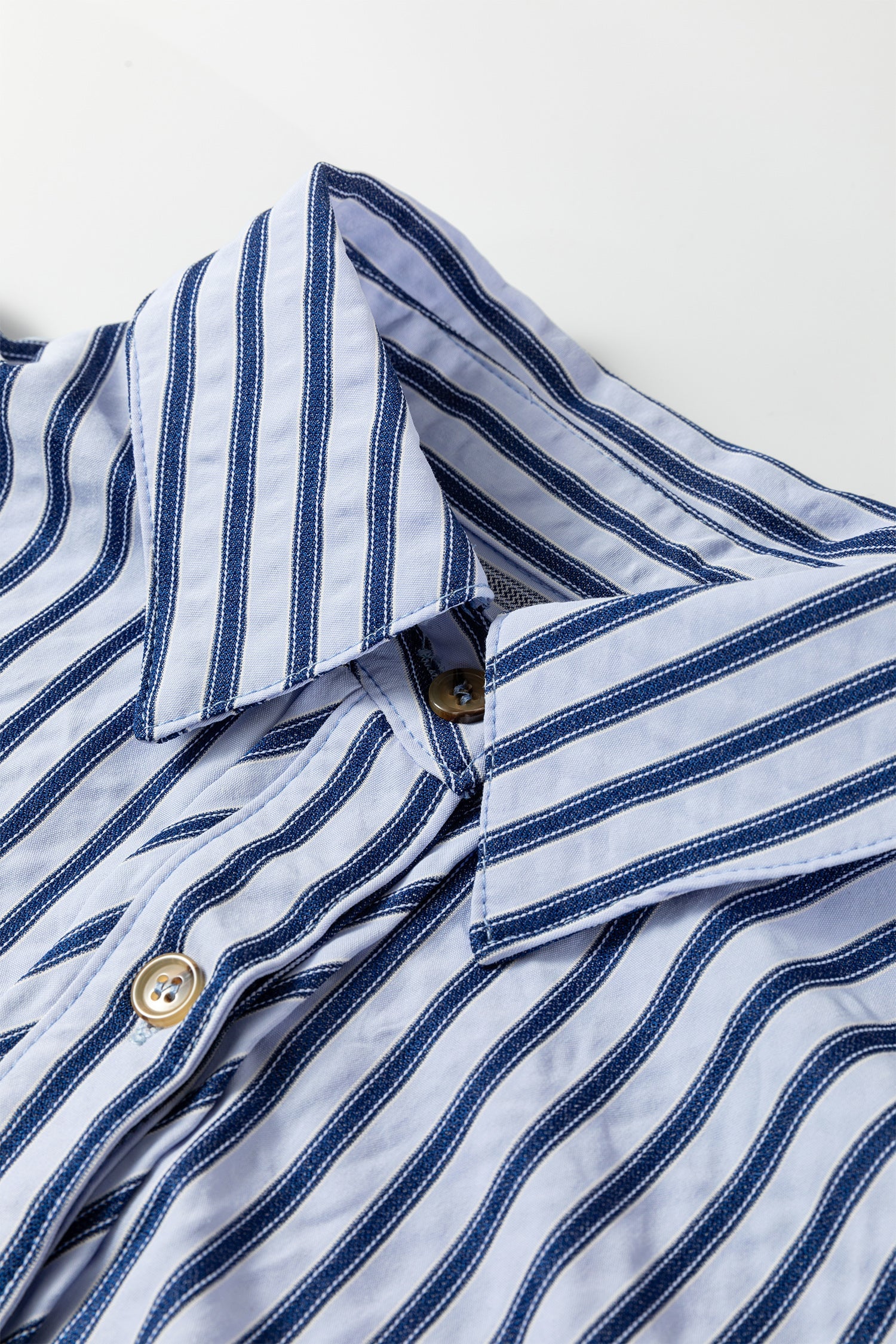 The Blue Stripe Chic Oversize Top- The Soft Girl Collection