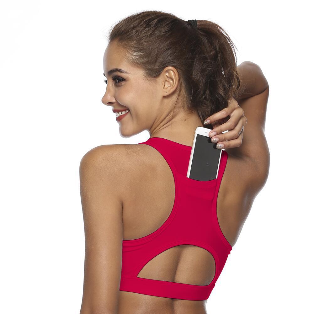 Isla Active Sports Bra Back Pocket