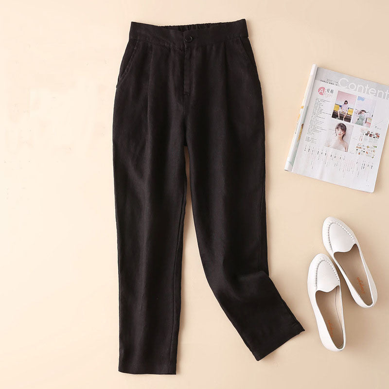 The Autumn Ease Linen Pant