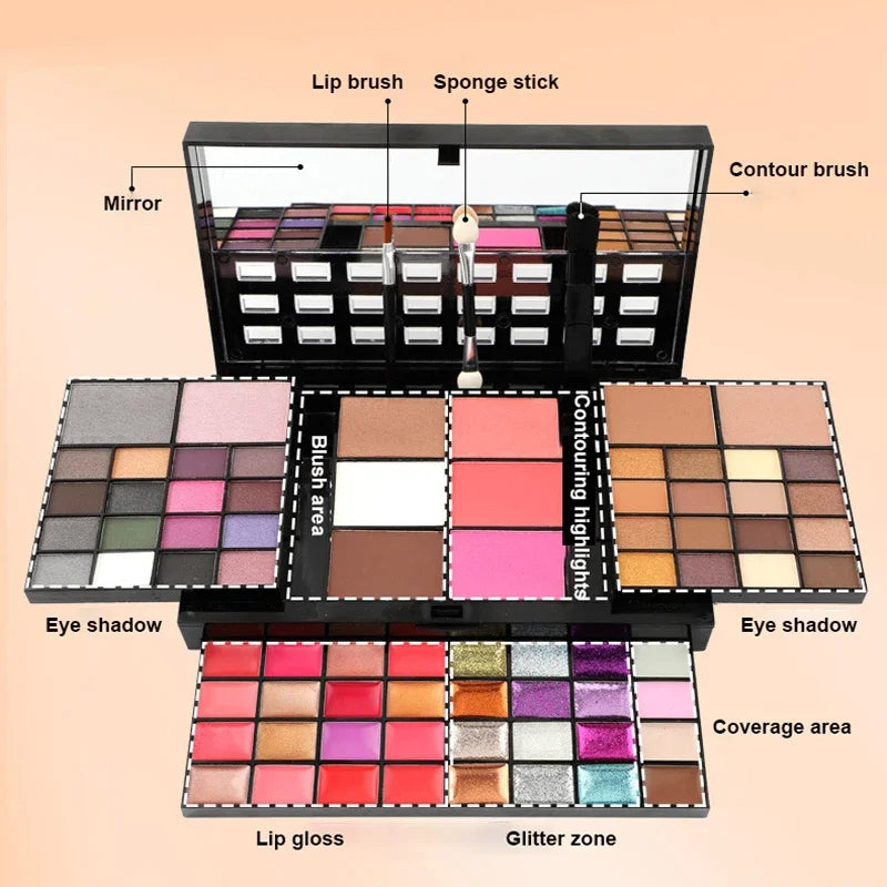 Vianca 74-Piece All-in-One Makeup Palette