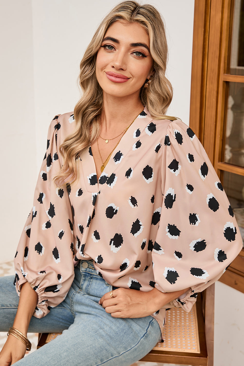 Hydrangea House Blouse Top