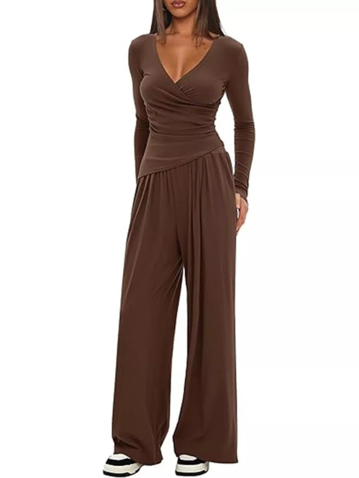 The Amara Lee Wide-Leg Lounge Set