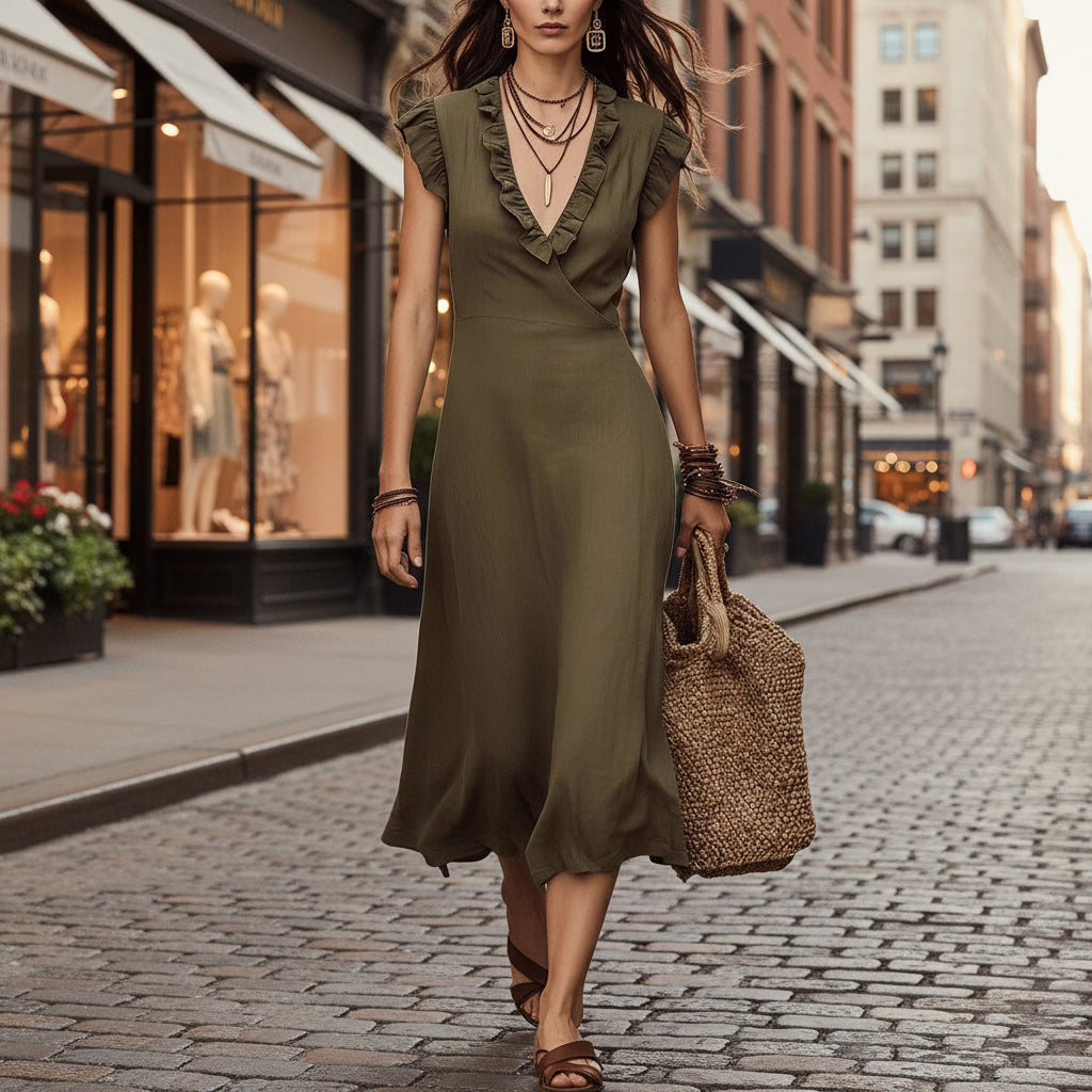 Golden Hour Chic Dress