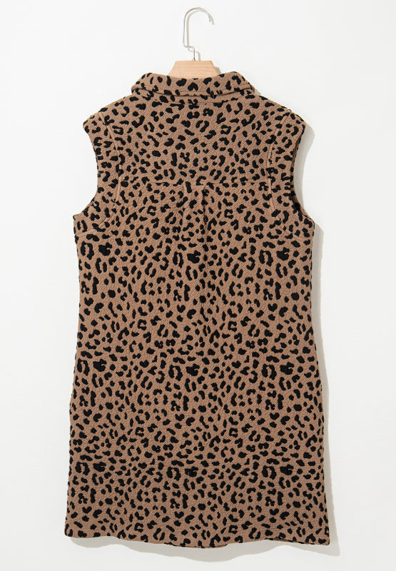 Luxe Leopard Dress-Leopard