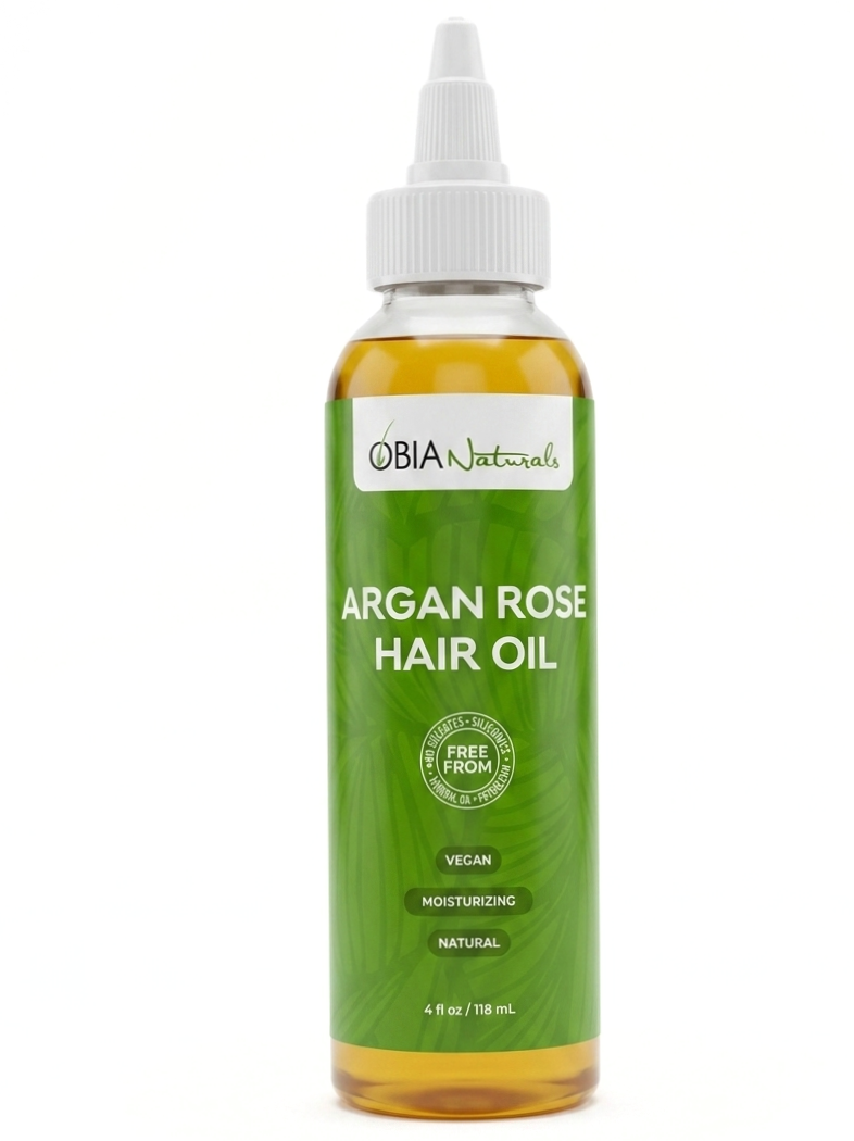 Argan Rose Hair Oil — Lightweight Vegan Hair Oil