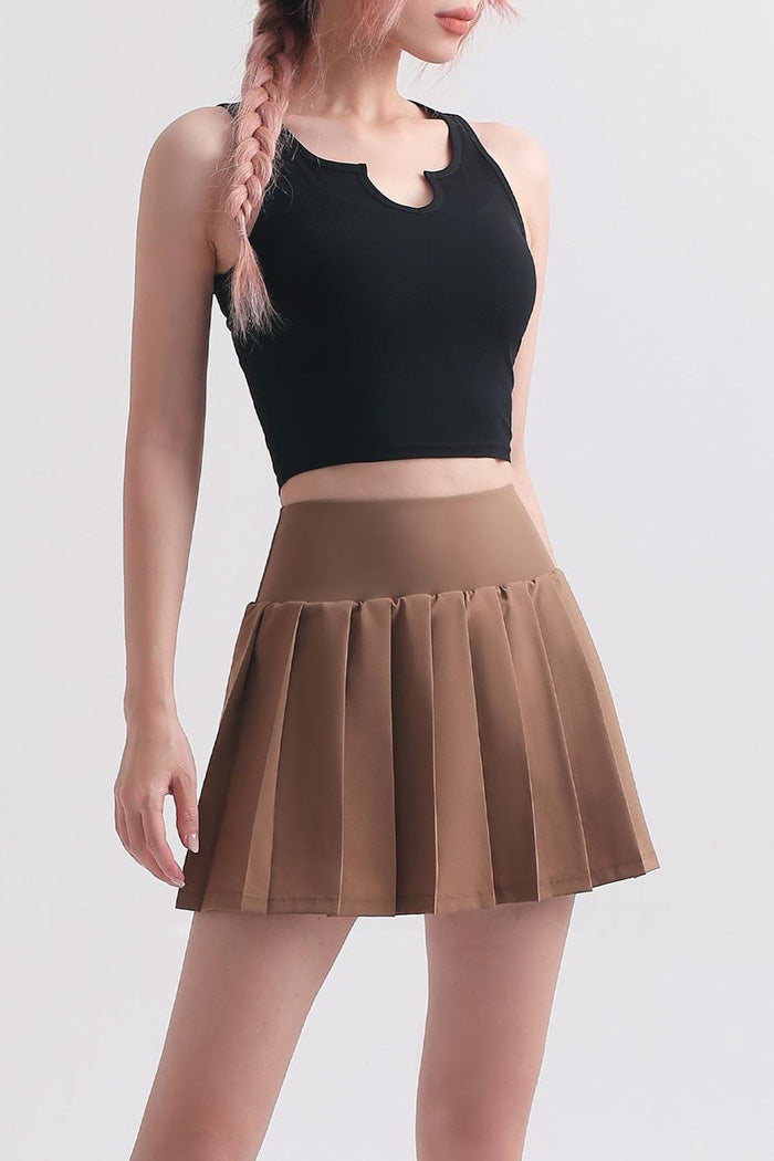 Elena Active Skirt — The Tennis Court Glow Collection