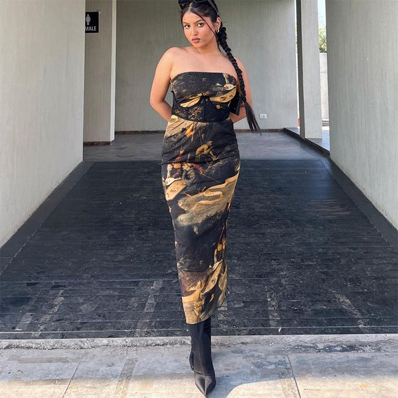 Riviera Sunset Ray Dress