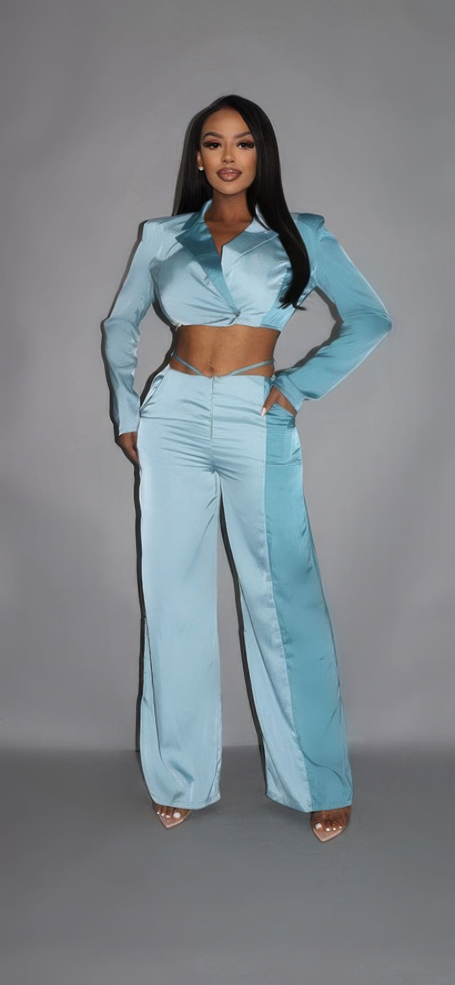Moonlight Elegance Satin Set