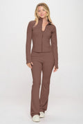 Avaluna Yoga Jacket W/jumpsuit Set