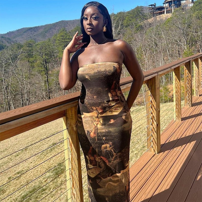 Riviera Sunset Ray Dress