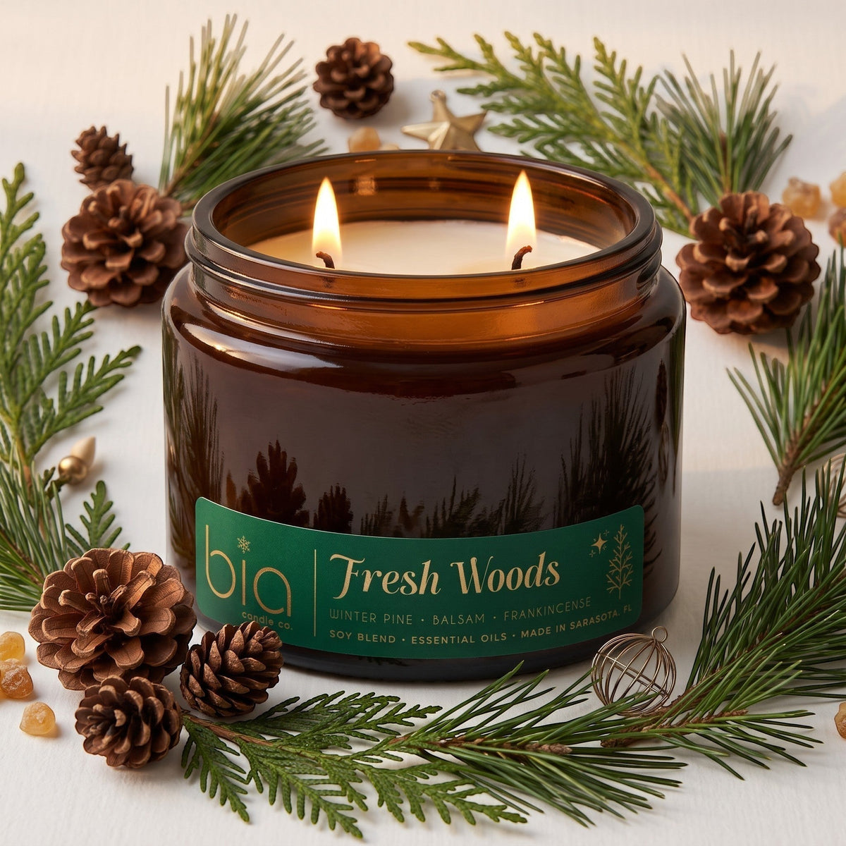 The Fresh Wood Candle