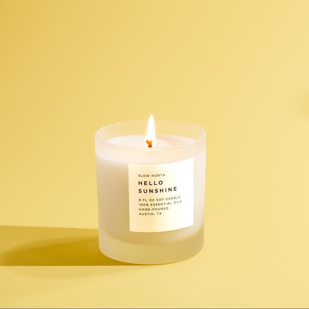 Hello Sunshine Girl - Signature Candle (Grapefruit + Geranium + Lime)- The Soft Girl Collection