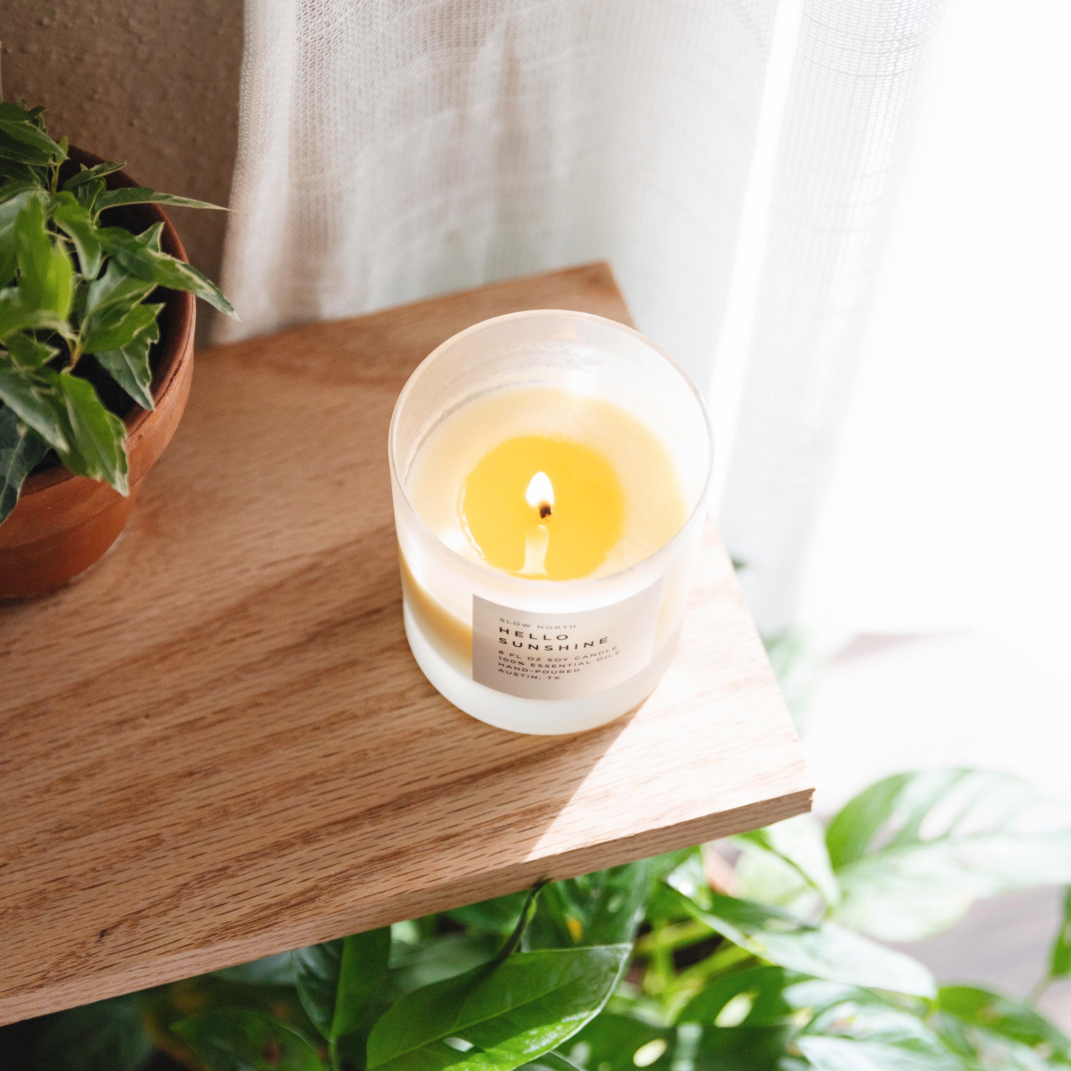 Hello Sunshine Girl - Signature Candle (Grapefruit + Geranium + Lime)- The Soft Girl Collection