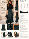 The Marie Joe Solid Skirt