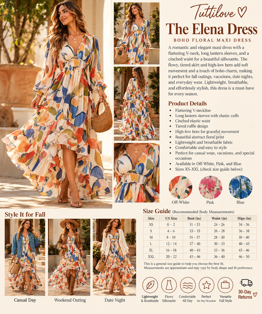 The Elena Marie Dress