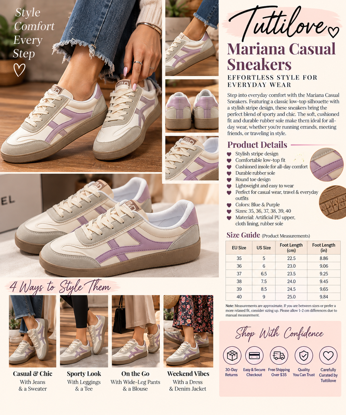 Mariana Casual Sneakers