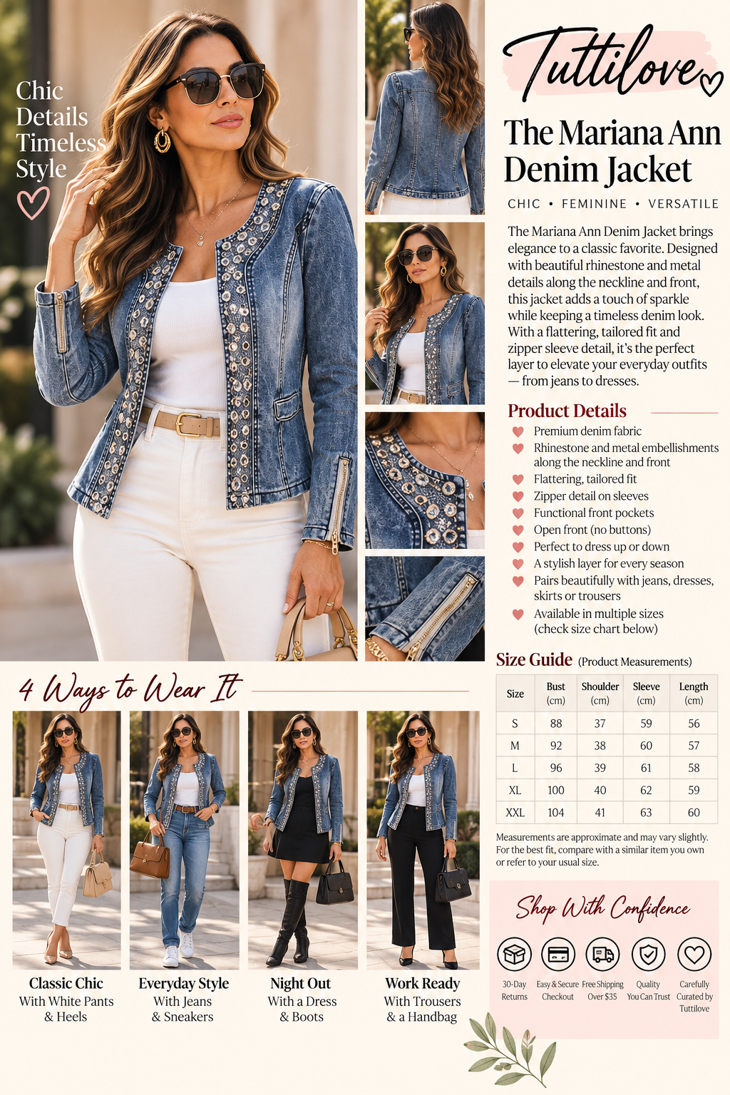 The Mariana Ann Demin Jacket