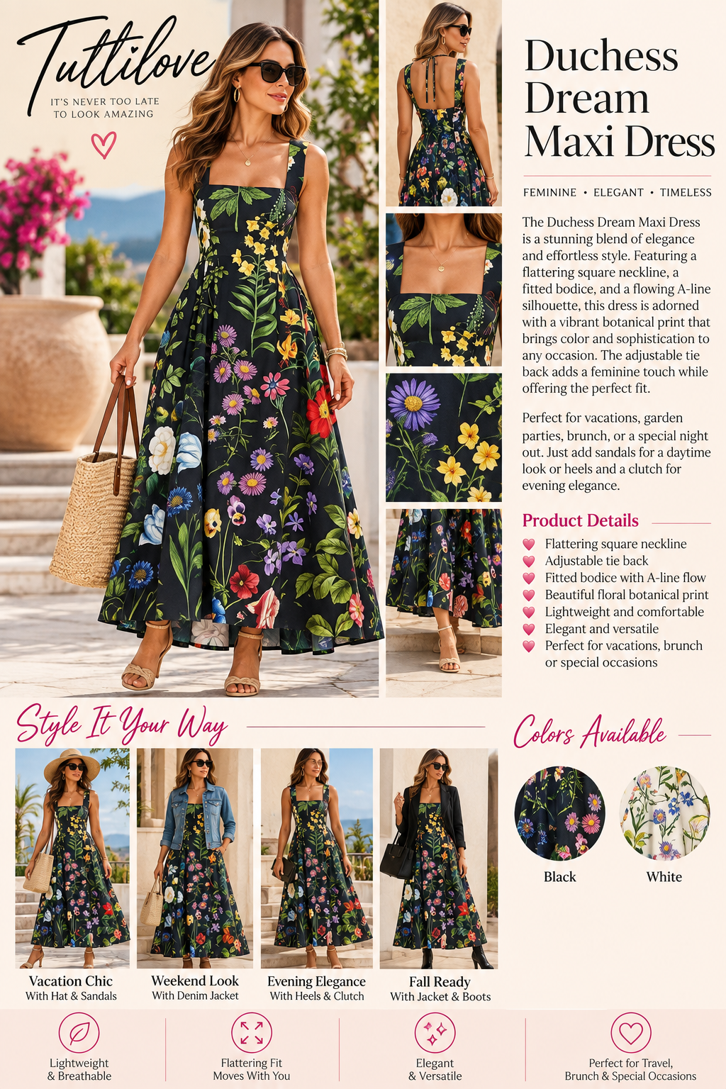Duchess Dream Maxi Dress